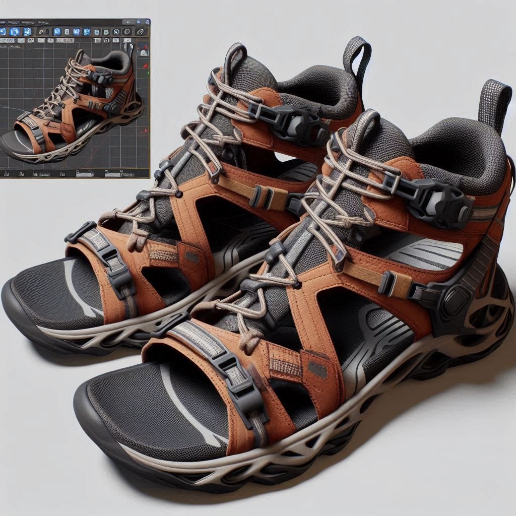 custom designed hiking sandals