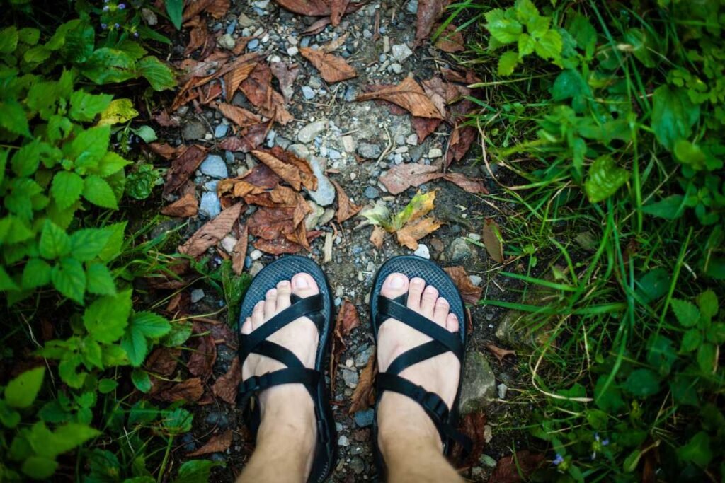 custom logo hiking sandals